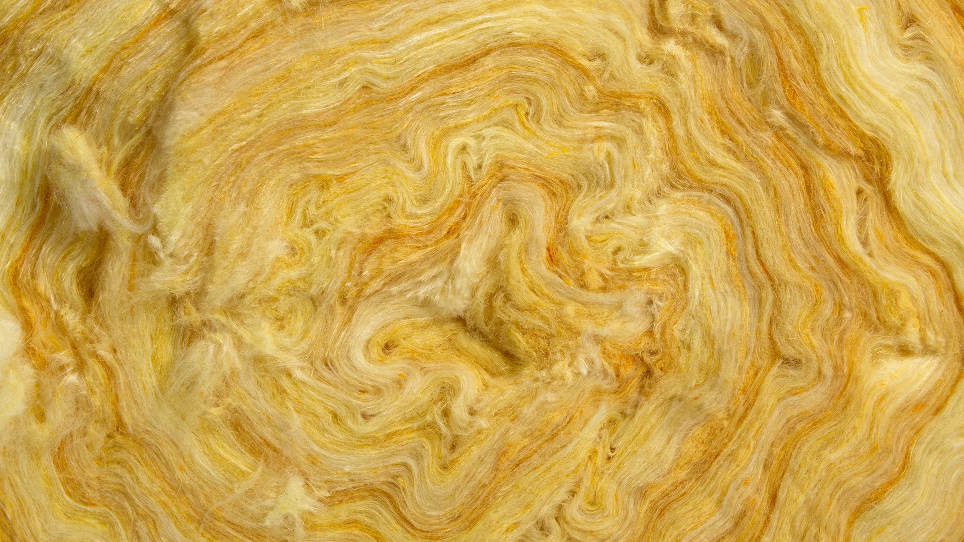 Texture of roll of glass wool